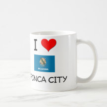 I Love Ponca City Oklahoma Coffee Mug