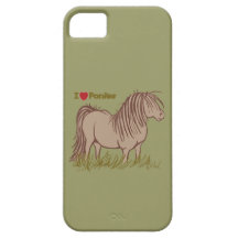 I Love Ponies iPhone 5 Covers