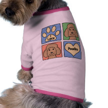 I Love Poodles Dog T Shirt