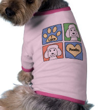 I Love Poodles Pet T-shirt