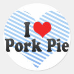 I Love Pork Pie Sticker
