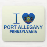 I Love Port Allegany, PA Mousepad