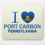 I Love Port Carbon, PA Mouse Pads
