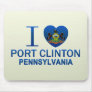 I Love Port Clinton, PA Mousepad