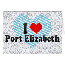 I Love Port Elizabeth, South Africa Cards