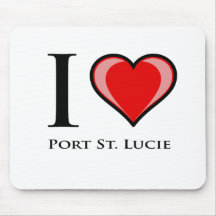I Love Port St. Lucie Mousepads