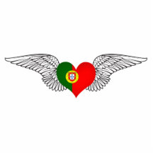 I Love Portugal -wings Photo Cut Outs