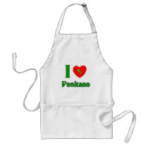 I Love Positano Italy Apron