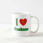 I Love Positano Italy Coffee Mugs