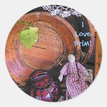 I Love Prim! Stickers