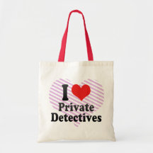 I Love Private Detectives Bag