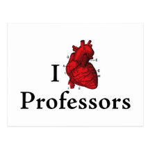 I love professors post cards