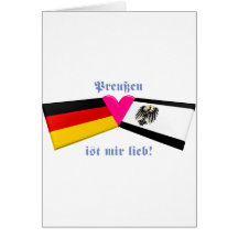 I Love Prussia / Preussen ist mir lieb Greeting Card