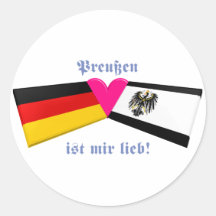 I Love Prussia / Preussen ist mir lieb Stickers
