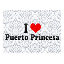 I Love Puerto Princesa, Philippines Post Card