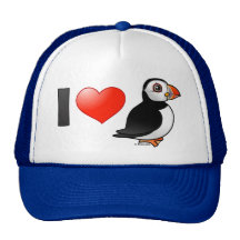 I Love Puffins Trucker Hat
