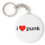 I Love Punk Keychains