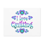 I Love Quilting Post Cards