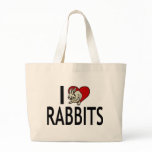 I Love Rabbits bags