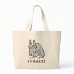 I Love Rabbits bags