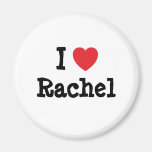 I love Rachel heart T-Shirt Magnets