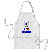 I Love Radio Aprons