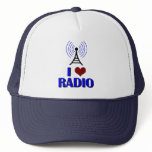 I Love Radio Trucker Hats