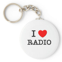I Love Radio Keychain