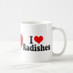 I Love Radishes Mug
