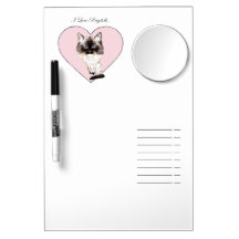 I Love Ragdolls Dry-Erase Board