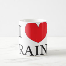i love rain coffee mugs