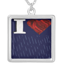 I Love Rain Necklace