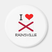 I Love RAINSVILLE Alabama Magnet