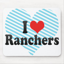 I Love Ranchers Mousepad