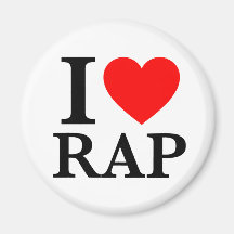 I Love Rap Magnet