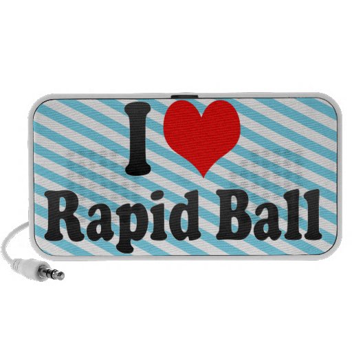I love Rapid Ball iPhone Speaker