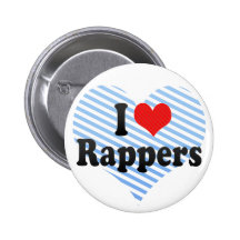 I Love Rappers Pin