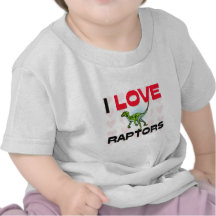 I Love Raptors Tees