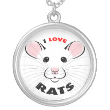 I Love Rats Necklace