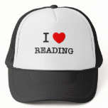 I LOVE READING hats