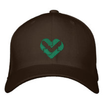 ♥ I love recycling ♥ Embroidered Hats