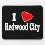 I Love Redwood City Mousepad