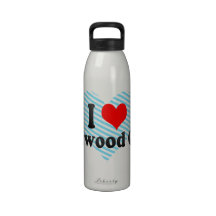 I Love Redwood City, United States Drinking Bottle