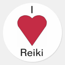 I love Reiki stickers