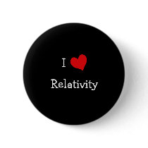 I Love Relativity Pinback Buttons