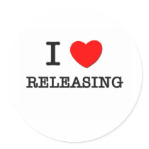 I Love Releasing Sticker