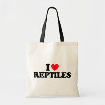 I LOVE REPTILES BAG