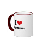 I LOVE REPUBLICANS mugs