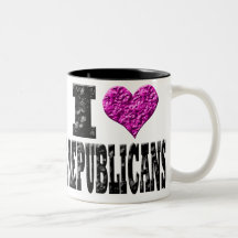 I Love Republicans Mug