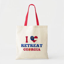 I Love Retreat, Georgia Tote Bag